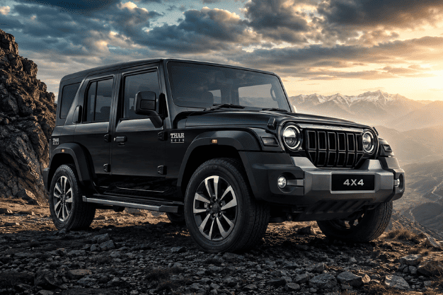 Service Provider of Mahindra Thar Roxx 4X4 2025 Model Car Rental in New Delhi, Delhi, India.