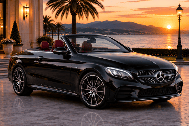 Service Provider of Mercedes Benz C300 AMG Cabriolet Open Car Rental in New Delhi, Delhi, India.